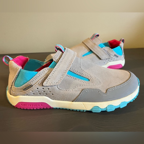 Merrell Kids Free Roam Jungle Moc Shoes NEW - Picture 2 of 9